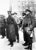 Герман Эрхардт (слева) во время подавления Капповского путча. Берлин. Март 1920
