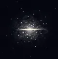 Звёздное гало галактики в представлении художника
