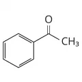 Структурная формула ацетофенона