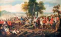 Луи Лагерр. Битва при Мальплаке 1709: герцог Мальборо и принц Евгений Савойский входят внутрь французских укреплений