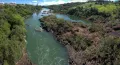 Река Паранапанема (г. Пиражу, Бразилия)
