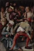 Маттиас Грюневальд. Поругание Христа. Ок. 1503–1505