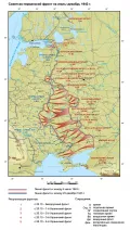 Советско-германский фронт на июль–декабрь 1943 г.