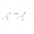 Схема биолюминесцентной реакции с участием целентеразина