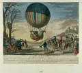 Клод-Луи Дере. Запуск аэростата «Шарльер». 1783