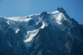 Висячий ледник в массиве Монблан, Западные Альпы (Франция)