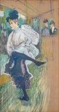 Анри Тулуз-Лотрек. Жанна Авриль танцует. Ок. 1892