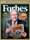 Журнал «Forbes». September 2017, 100th Anniversary Issue. Обложка