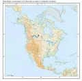 Река Норт-Саскачеван и её бассейн на карте Северной Америки