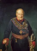Висенте Лопес Портанья. Портрет короля Обеих Сицилий Франциска I