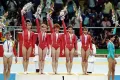 Женская сборная СССР по спортивной гимнастике с золотыми медалями. Сеул. 1998