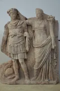 Нерон и его мать Агриппина Младшая. Музей Афродизиаса (Турция)