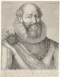 Якоб Матам. Портрет Максимильена де Бетюна, герцога де Сюлли. 1612