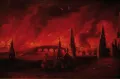 Пожар Москвы 1812 года. 1-я четверть 19 в. Неизвестный художник