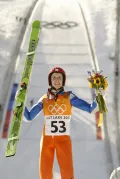 Симон Амман – чемпион XIX Олимпийских зимних игр по прыжкам с трамплина в личном первенстве. Солт-Лейк-Сити. 2002