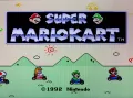 Заставка видеоигры «Super Mario Kart» для SNES. Разработчик Nintendo EAD. 1992