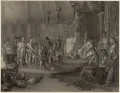 Леандер Русс. Послы Арминия предлагают союз Марободу. 1859