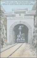 Забайкальская железная дорога. Восточный портал тоннеля на 592-й версте при спуске с перевала через Яблоновый хребет