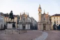 Пьяцца Сан-Карло, Турин (Италия). 1638. Архитекторы Карло и Амедео ди Кастелламонте