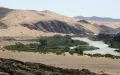 Нижнее течение реки Кунене, пустыня Намиб (Намибия)