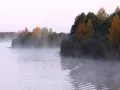 Река Шексна осенью (Вологодская область)