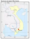 Бьенхоа на карте Вьетнама