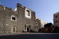 Джузеппе Валериано. Фасад Джезу-Нуово в Неаполе (Тринита-Маджоре). 1584–1601. Нижняя часть фасада принадлежала палаццо Сансеверино (1470, архитектор Новелло да Сан Лукано)