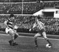 Михаил Месхи (справа) во время игры. 1968