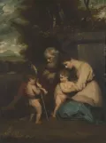 Джошуа Рейнолдс. Святое семейство с младенцем святым Иоанном. 1788–1789