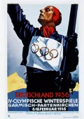 Плакат IV Олимпийских зимних  игр