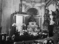 Папа Пий XI проводит торжественную службу по случаю подписания Латеранских соглашений. Собор Святого Петра, Ватикан. 1929