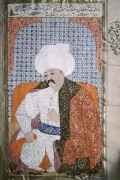Султан Селим I. Миниатюра. 16 в.  