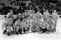 Виктор Блинов в составе сборной СССР по хоккею (пятый слева в первом ряду). 1967