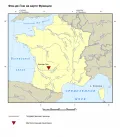 Фон-де-Гом на карте Франции