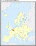 Бельгия на карте зарубежной Европы