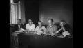 Сергей Эйзенштейн принимает экзамены у студентов ВГИКа. 1944