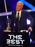 Дидье Дешам получает награду «The Best FIFA Football Awards» в номинации «Лучший мужской тренер года». Лондон. 2018