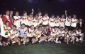 Игроки сборной Германии празднуют победу на чемпионате мира по футболу. Рим. 1990