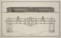 Джакомо Кваренги. Проект здания Смольного института. Главный фасад и план первого этажа. 1806–1808