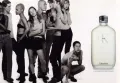 Рекламная съёмка для парфюма CK One. Модный дом Calvin Klein. 1994