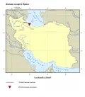 Амлаш на карте Ирана