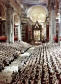 Открытие Второго Ватиканского собора Римско-католической церкви. Собор Святого Петра, Рим. 11 октября 1962