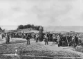 Датская артиллерийская батарея готовится к обороне. 1864