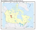 Вуд-Баффало (ООПТ) на карте Канады