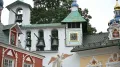 Праздничный звон в честь Крещения Руси в Псково-Печерском монастыре