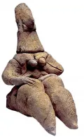 Женская статуэтка из Шаар-ха-Голана (Израиль), керамика. Ярмукская культура