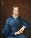 Иоганн Шприк. Портрет Аннетте фон Дросте-Хюльсхофф. 1838