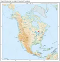 Озеро Ниписсинг на карте Северной Америки