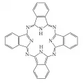 Структурная формула фталоцианина