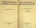 Ludwig Wittgenstein. Philosophische Untersuchungen. Oxford, 1953 (Людвиг Витгенштейн. Философские исследования). Титульный лист